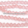 pink beads,bicone beads 4mm